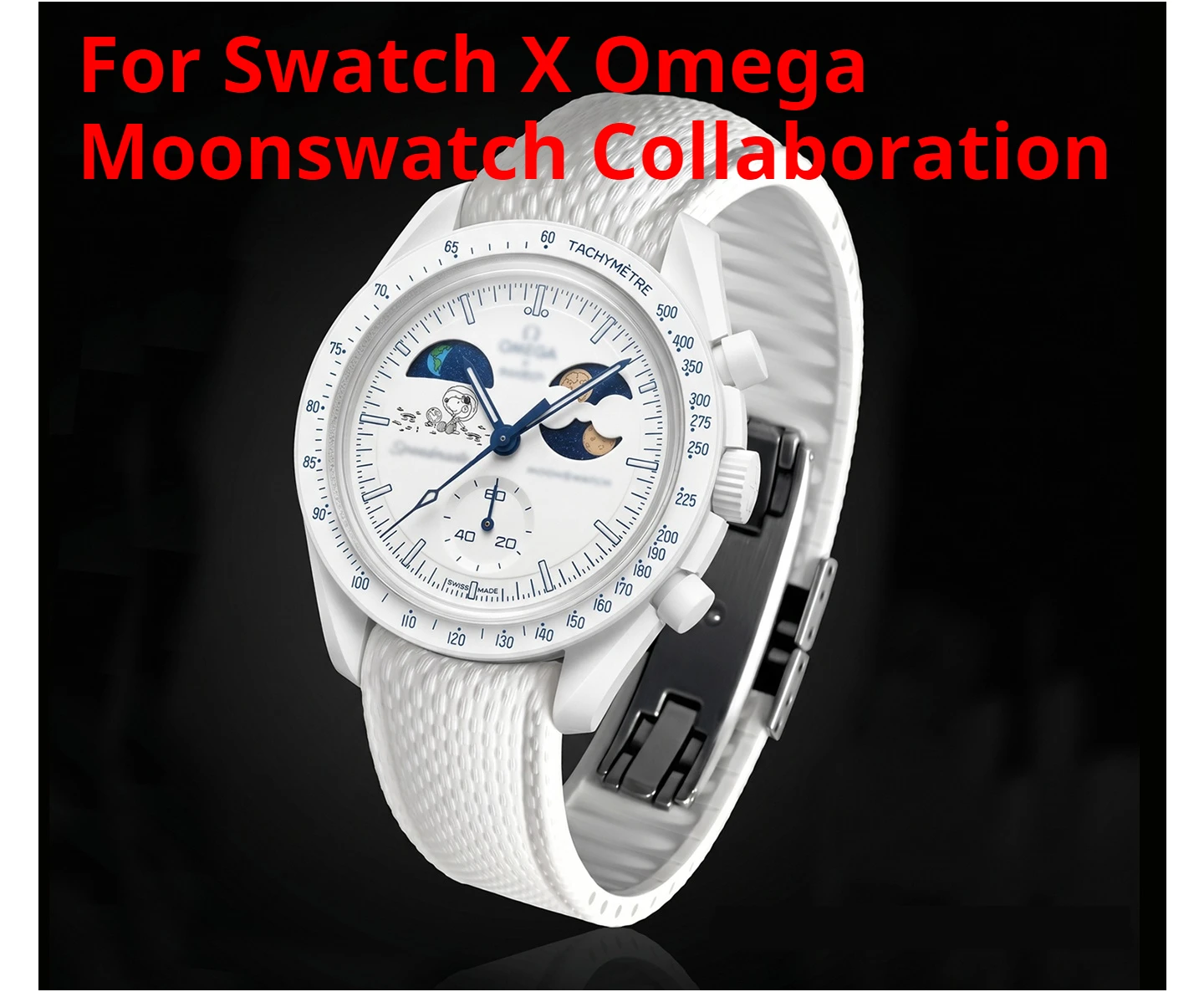 Rubber CTS FKM Strap for Swatch X Omega 20mm Moonswatch/for Swatch X Blancpain 22mm Men Women Soft Waterproof Replace Watch Band
Rubber CTS FKM Strap for Swatch X Omega 20mm Moonswatch/for Swatch X Blancpain 22mm Men Women Soft Waterproof Replace Watch Band