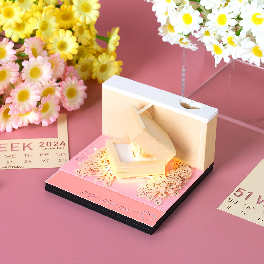 Omoshiroi Block 3D Memo Pad Ring Box 2024 Calendar Desk Decor Magic Castle Creative Gift For Girl Friend Birthday Christmas
Omoshiroi Block 3D Memo Pad Ring Box 2024 Calendar Desk Decor Magic Castle Creative Gift For Girl Friend Birthday Christmas