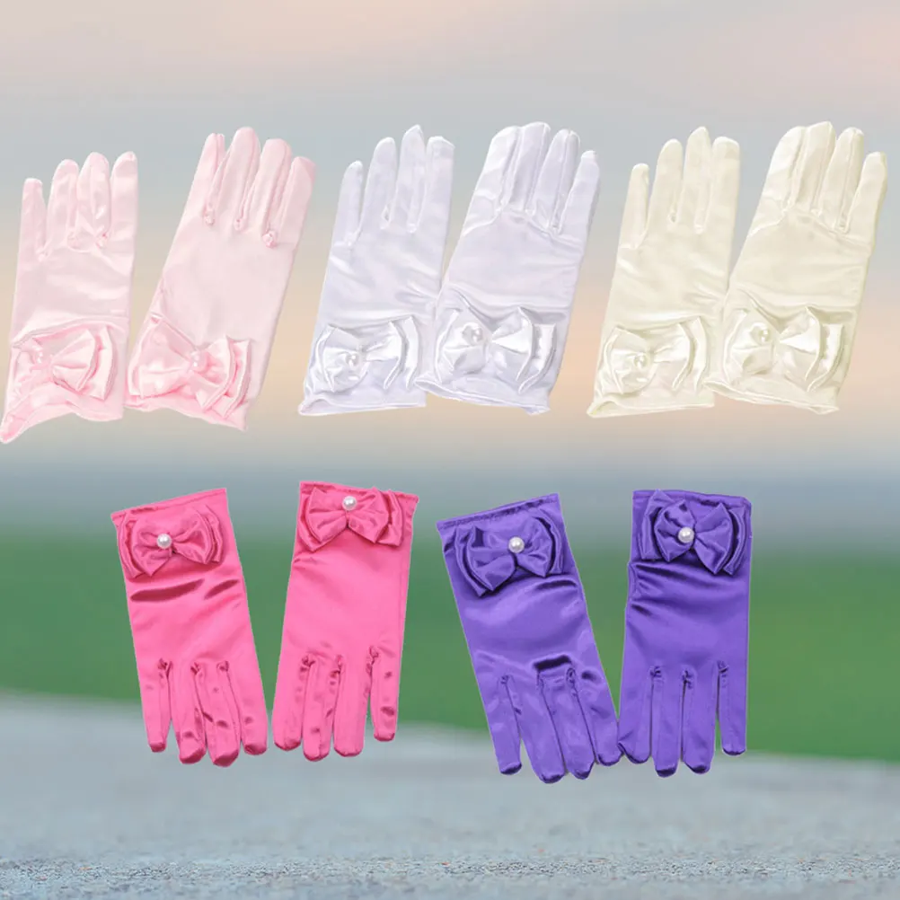 1 Pair Rosy Bowknot Micro Elastic Short Gloves For Kids Stage Performance Cosplay Accessories Elegant Long Hand Wear Prop
1 Pair Rosy Bowknot Micro Elastic Short Gloves For Kids Stage Performance Cosplay Accessories Elegant Long Hand Wear Prop