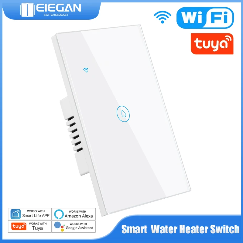 Tuya EU US WiFi Zigbee Smart Water Heater Boiler Switch 20A Voice Control Intelligent Switch Works With Alexa Alice Google Home
Tuya EU US WiFi Zigbee Smart Water Heater Boiler Switch 20A Voice Control Intelligent Switch Works With Alexa Alice Google Home