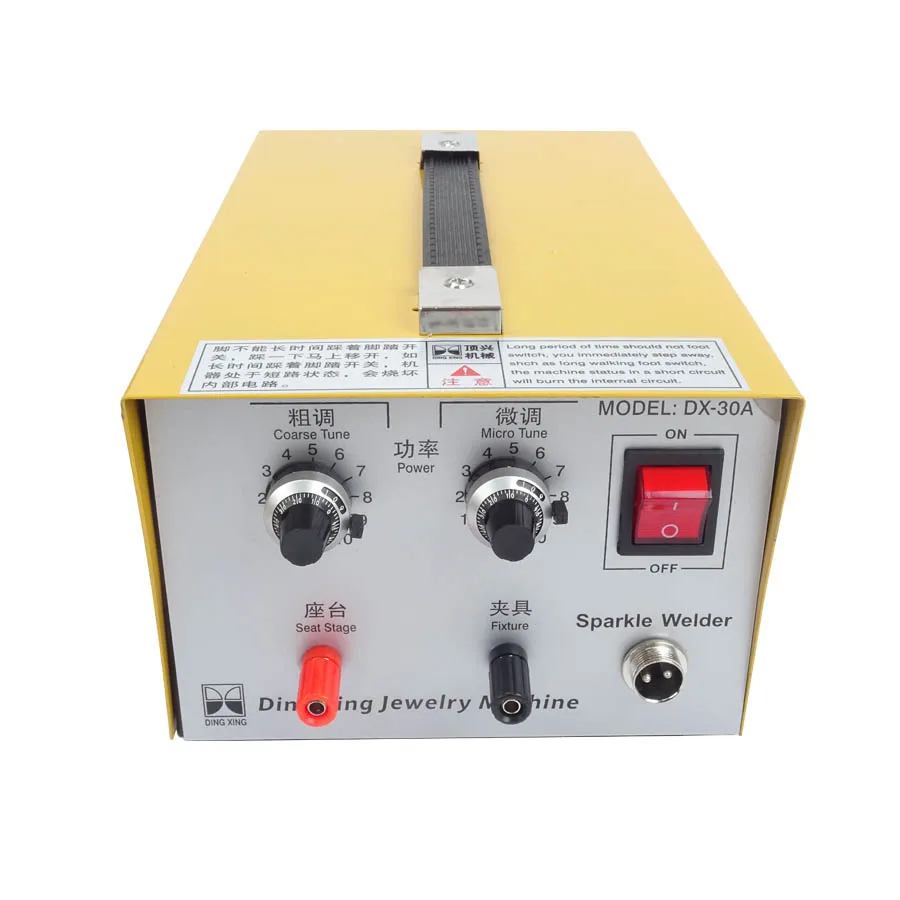0.4-1.0mm Laser Spot Welder DX-30A Handheld Good Pulse Spot Welder 400W Jewelry Welding Machine
0.4-1.0mm Laser Spot Welder DX-30A Handheld Good Pulse Spot Welder 400W Jewelry Welding Machine