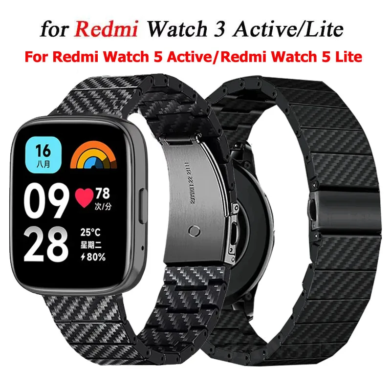 22mm Carbon Fiber Pattern Band For Redmi Watch 3 Lite/3 Active Smartwatch Lightweight Bracelet For Redmi Watch 5 Lite/5 Active
22mm Carbon Fiber Pattern Band For Redmi Watch 3 Lite/3 Active Smartwatch Lightweight Bracelet For Redmi Watch 5 Lite/5 Active