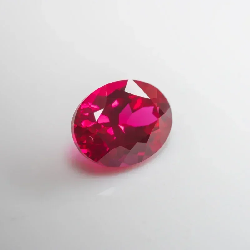 Lab Grown Ruby Red Color Oval Shape VVS1 Charms Gemstone For DIY Jewelry Making Necklace Rings Materials Selectable Certific
Lab Grown Ruby Red Color Oval Shape VVS1 Charms Gemstone For DIY Jewelry Making Necklace Rings Materials Selectable Certific