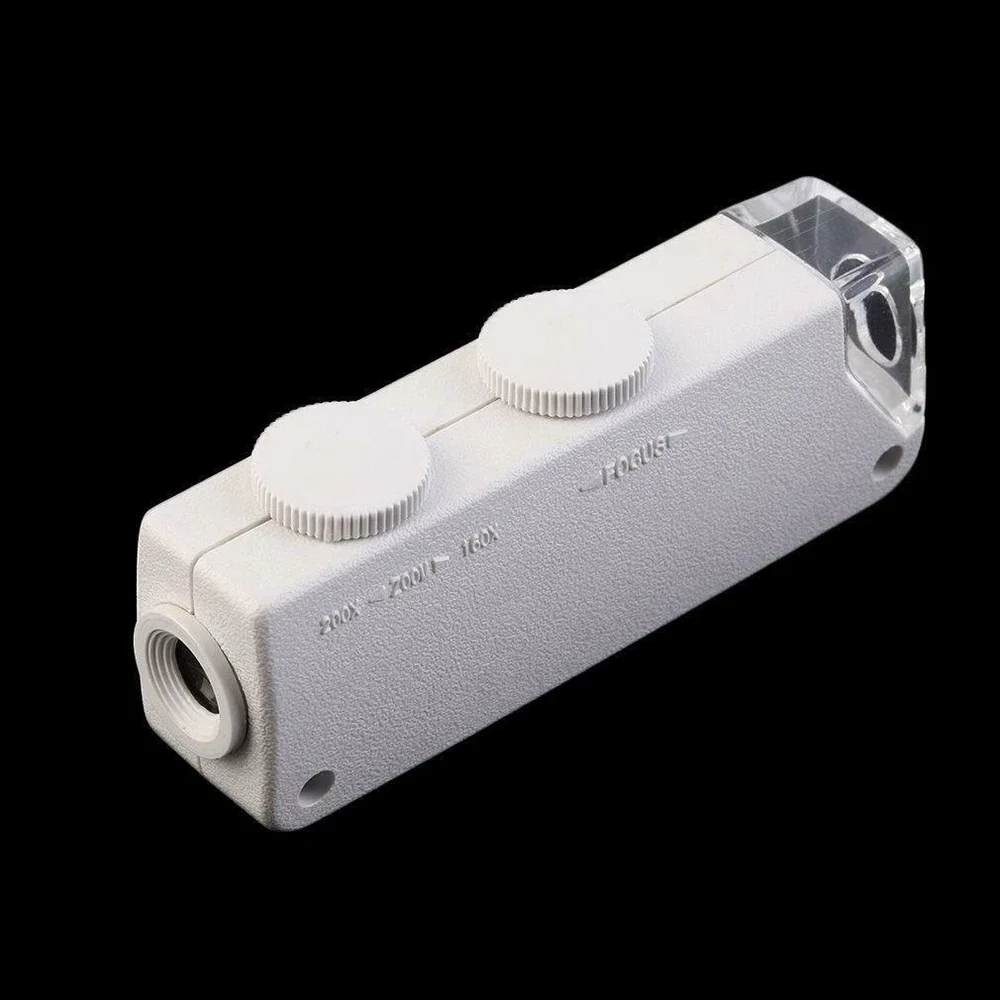 Portable 160X 200X Zoom Lighted Microscope Jewelers Loupe Magnifying Glass Suitable For Industrial And Biological Inspection
Portable 160X 200X Zoom Lighted Microscope Jewelers Loupe Magnifying Glass Suitable For Industrial And Biological Inspection
