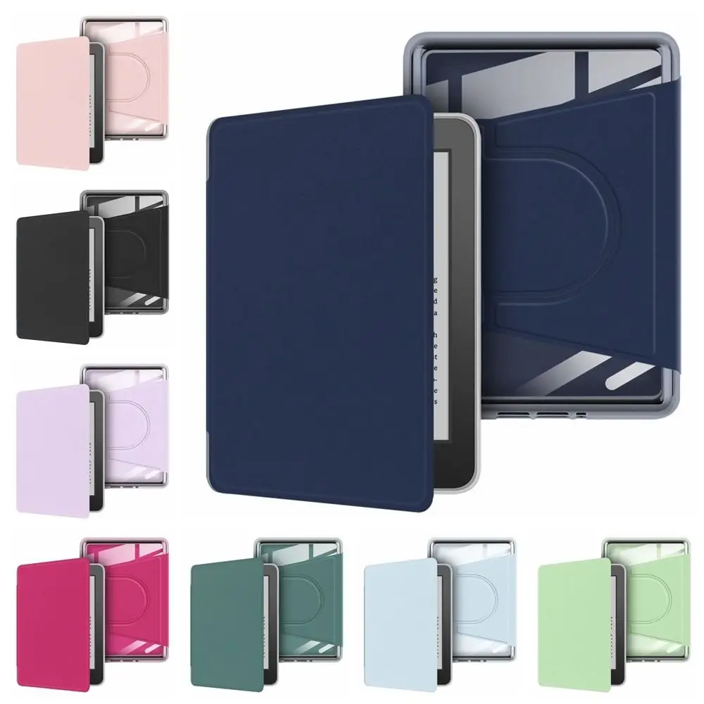 Auto Wake/Sleep 6 inch e-Reader Case 360 Rotation Acrylic Protective Shell Smart for Kindle 2024/2022 11th Generation
Auto Wake/Sleep 6 inch e-Reader Case 360 Rotation Acrylic Protective Shell Smart for Kindle 2024/2022 11th Generation