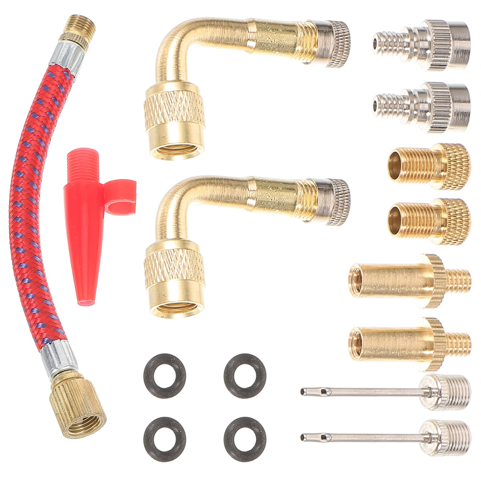 1 set 1 Set Of Bicycle Valve Adapter Kit With Inflation Nozzle Connector For Bike Tires Air Pump Repair Tools Cycle Accessories
1 set 1 Set Of Bicycle Valve Adapter Kit With Inflation Nozzle Connector For Bike Tires Air Pump Repair Tools Cycle Accessories
