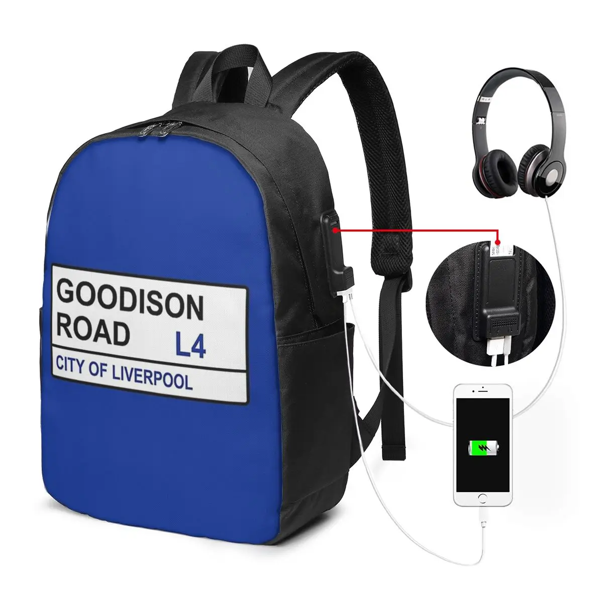 Everton Football Team Goodison Road Street Sign Backpack Travel Notebook Bag Computer College Student School Bag Laptop
Everton Football Team Goodison Road Street Sign Backpack Travel Notebook Bag Computer College Student School Bag Laptop