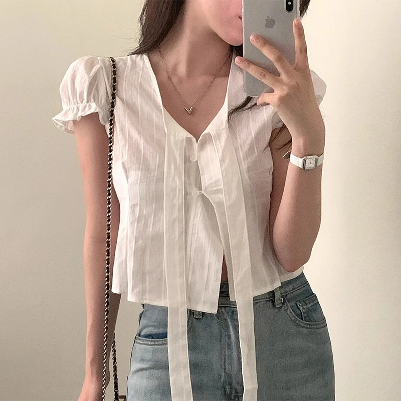 Sweet ort Bubble Sve irt with Saes Versatile Slimming Top for Young Women Commute Sle Loose Fit Regular Length
Sweet ort Bubble Sve irt with Saes Versatile Slimming Top for Young Women Commute Sle Loose Fit Regular Length