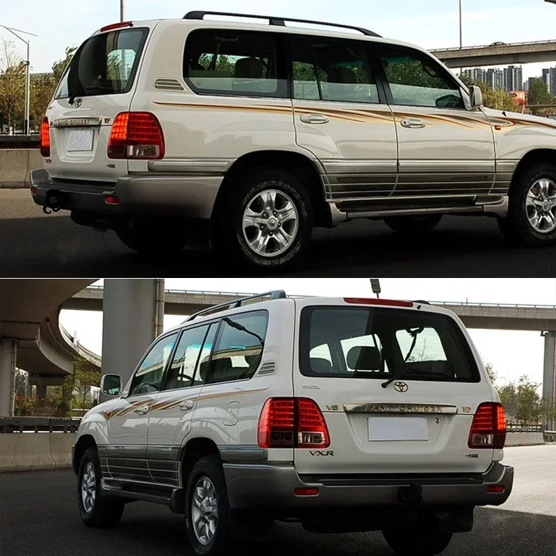 Car LED Taillights For Toyota Land Cruiser 100 FJ100 LC100 1998 - 2007 Rear Running Lamp Brake Reverse Dynamic Turn Signal Light
Car LED Taillights For Toyota Land Cruiser 100 FJ100 LC100 1998 - 2007 Rear Running Lamp Brake Reverse Dynamic Turn Signal Light