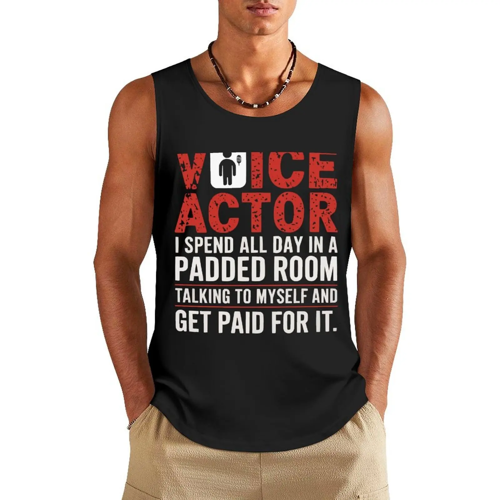 Voice Actor i Spend for it Tank Top Men's sleeveless t-shirt plain t-shirt Men's vest
Voice Actor i Spend for it Tank Top Men's sleeveless t-shirt plain t-shirt Men's vest