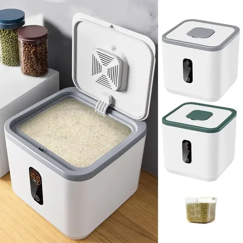 Rice Storage Bucket Large Dispenser Food Cup With Capacity Space-saving Food Flour Container Dispenser Storage Beans Measuring
Rice Storage Bucket Large Dispenser Food Cup With Capacity Space-saving Food Flour Container Dispenser Storage Beans Measuring