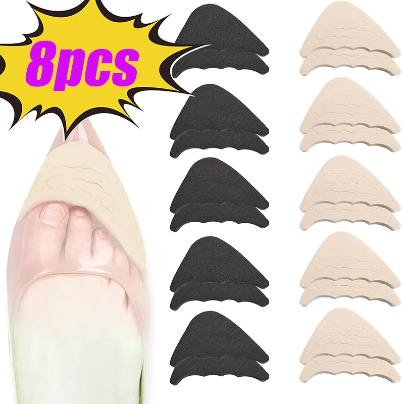 AX 4Pair=8pcs Forefoot Insert Pads for Women High Heels Toe Plug Half Sponge Shoes Cushion Feet Filler Insoles Anti-Pain Pads
AX 4Pair=8pcs Forefoot Insert Pads for Women High Heels Toe Plug Half Sponge Shoes Cushion Feet Filler Insoles Anti-Pain Pads