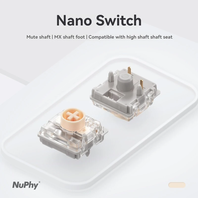 NuPhy Nano низкопрофильный/макс линейный переключатель с возможностью горячей замены, совместимый с высокими сиденьями переключения, триггер клавиатуры, офисная механическая клавиатура
NuPhy Nano низкопрофильный/макс линейный переключатель с возможностью горячей замены, совместимый с высокими сиденьями переключения, триггер клавиатуры, офисная механическая клавиатура