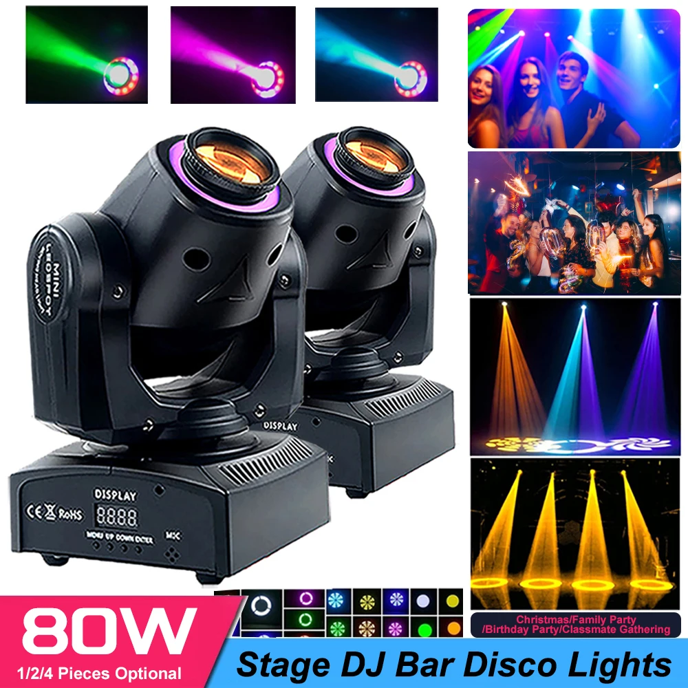 1/2/4 шт. 80 Вт светодиодный луч с подвижной головкой RGB, смешивание цветов, 8 узоров, эффект DMX, вращающийся сценический светильник для DJ Show Party KTV
1/2/4 шт. 80 Вт светодиодный луч с подвижной головкой RGB, смешивание цветов, 8 узоров, эффект DMX, вращающийся сценический светильник для DJ Show Party KTV