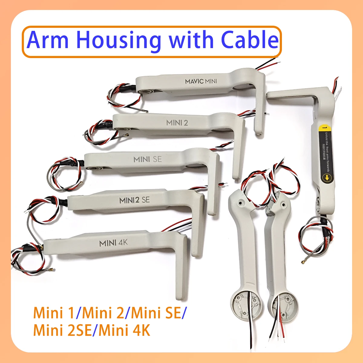 Original Aircraft Min2/2Se/4k/min1/Minse, Arm Shell Without Motor, Drone Maintenance Suitable for Dji Min Series
Original Aircraft Min2/2Se/4k/min1/Minse, Arm Shell Without Motor, Drone Maintenance Suitable for Dji Min Series