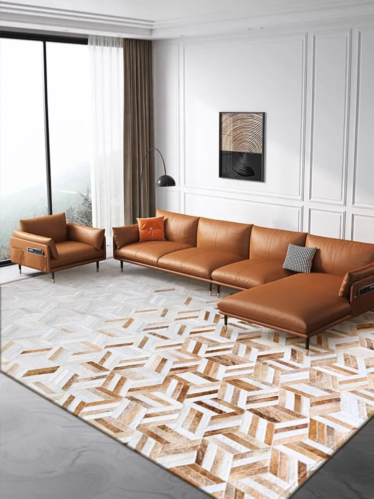 Natural Real Cowhide Carpet for Living Room American Real Cow Skin Fur Patchwork Rug for Bedroom Genuine Handmade Calfskin Rug
Natural Real Cowhide Carpet for Living Room American Real Cow Skin Fur Patchwork Rug for Bedroom Genuine Handmade Calfskin Rug