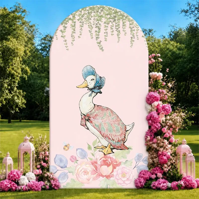 Single Side Arch Backdrop Cover Elegant Pastel Duck Theme Backdrop for Weddings and Celebrations Featuring a Charming
Single Side Arch Backdrop Cover Elegant Pastel Duck Theme Backdrop for Weddings and Celebrations Featuring a Charming