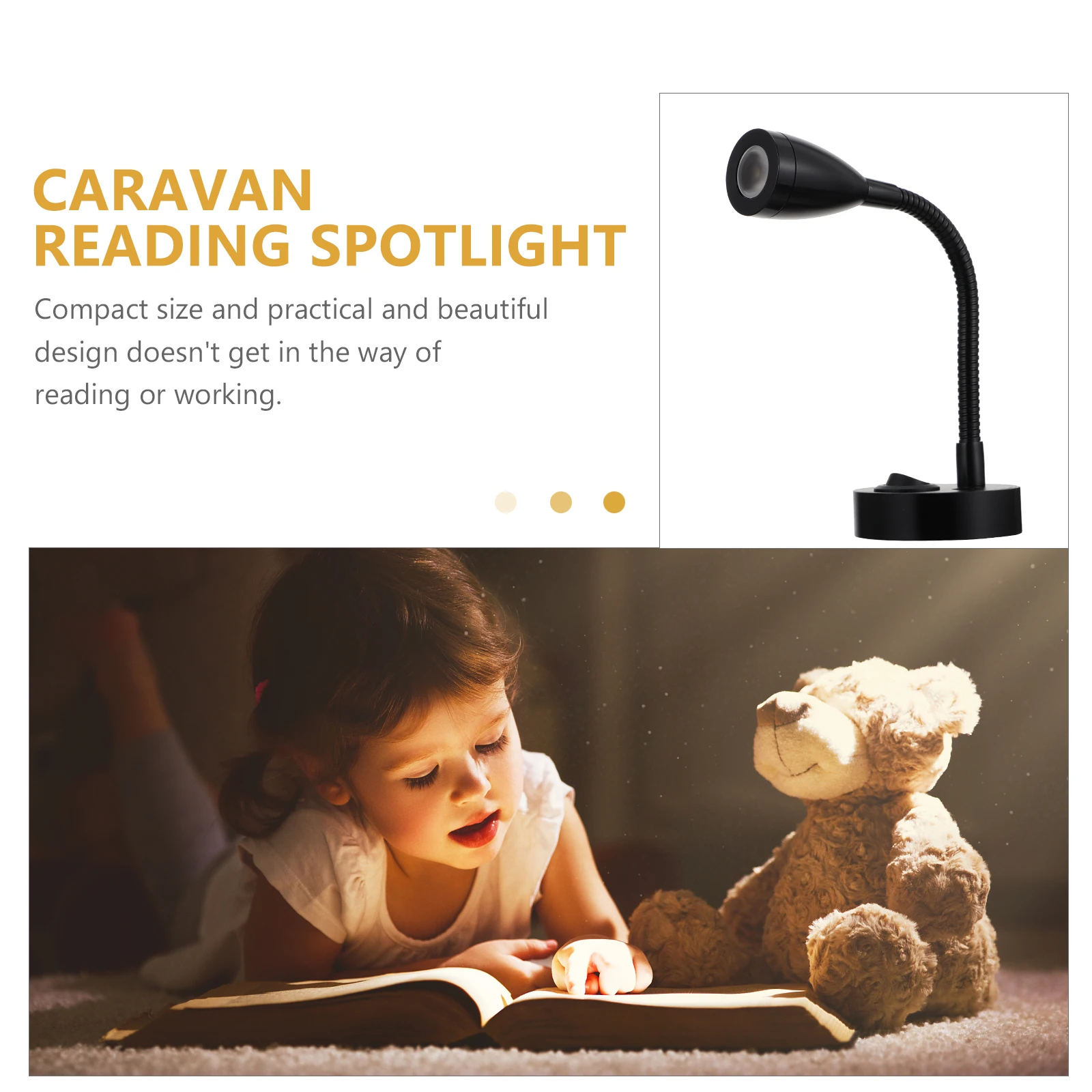 Reading Light LED Spotlight for Yacht RV Interior Iron Plated Pole Caravan Boat Compact Design Fits Small Spaces Practical
Reading Light LED Spotlight for Yacht RV Interior Iron Plated Pole Caravan Boat Compact Design Fits Small Spaces Practical