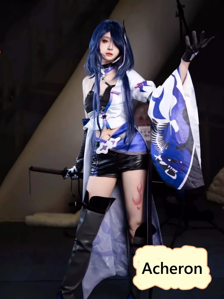 Acheron Cosplay Game Honkai: Star Rail Women Sexy Uniform Role Play Clothing Carnival Halloween Party Costume Red White Stock
Acheron Cosplay Game Honkai: Star Rail Women Sexy Uniform Role Play Clothing Carnival Halloween Party Costume Red White Stock