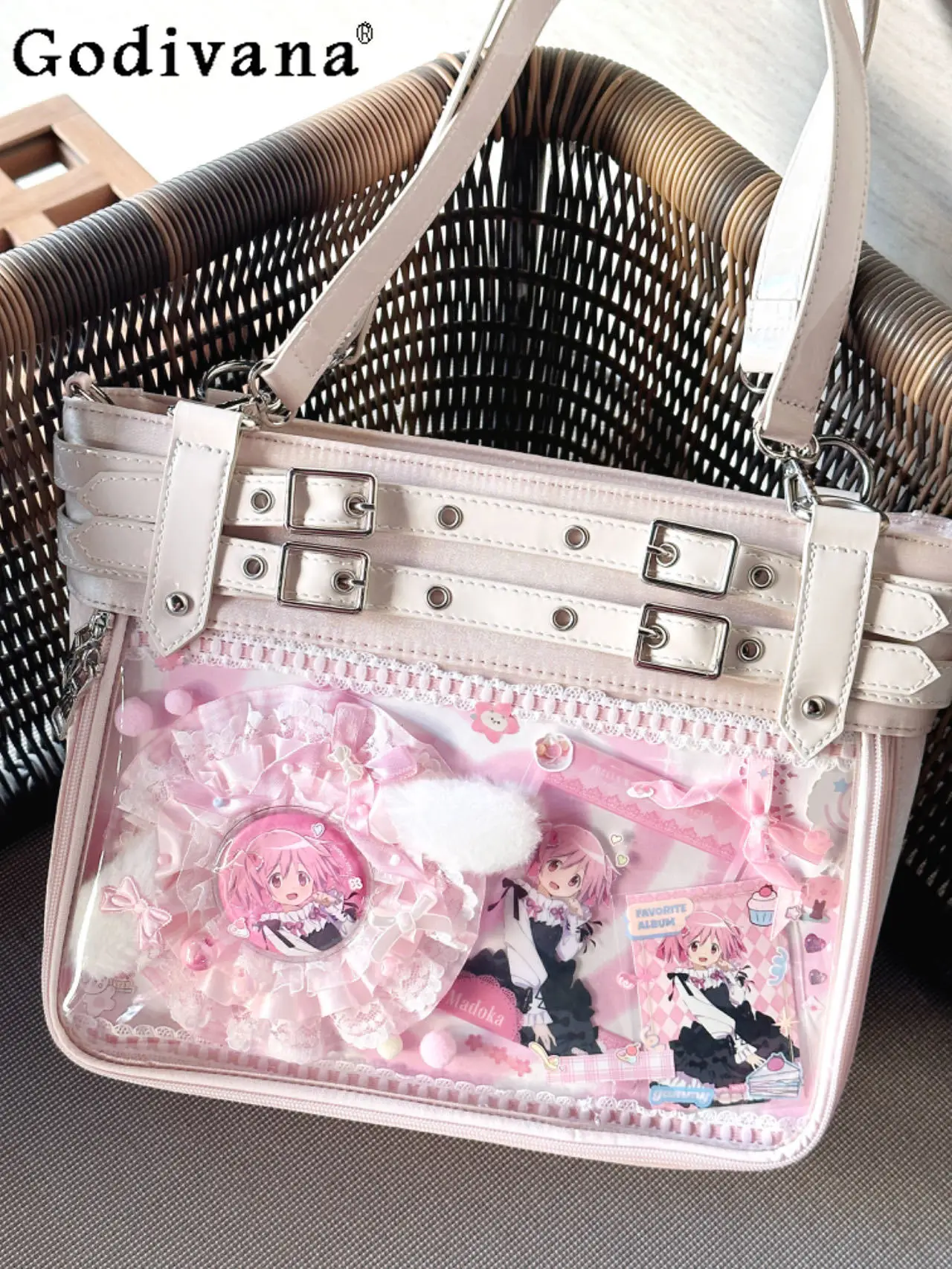Y2K Subculture Japanese Original Lolita Tote Bag Sweet Cool Girl Large Capacity Daily Commute Casual Versatile Shoulder Bag
Y2K Subculture Japanese Original Lolita Tote Bag Sweet Cool Girl Large Capacity Daily Commute Casual Versatile Shoulder Bag