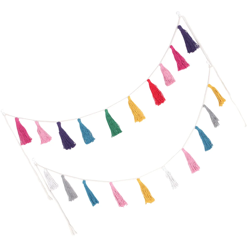 2pcs Colorful Tassel Colorful Tassel Cotton Rope Rainbow Pendant Bohemia Hanging Decor Bedroom Living Room Photo Prop
2pcs Colorful Tassel Colorful Tassel Cotton Rope Rainbow Pendant Bohemia Hanging Decor Bedroom Living Room Photo Prop