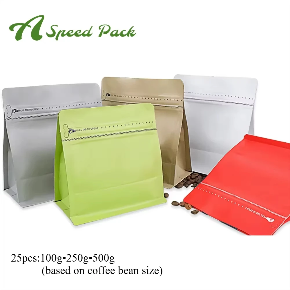 25pcs Square Bottom 150g 250g 500g Coffee Washing Powder Packaging Pouch Bag with Valve and Zipper Matt Print Food Mylar Bags
25pcs Square Bottom 150g 250g 500g Coffee Washing Powder Packaging Pouch Bag with Valve and Zipper Matt Print Food Mylar Bags