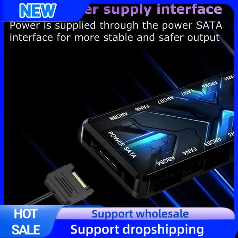 Optimal Dual 8-Way ARGB PWM Shenguang Synchronization 2-In-1 Chassis Fan Controller Radiator
Optimal Dual 8-Way ARGB PWM Shenguang Synchronization 2-In-1 Chassis Fan Controller Radiator