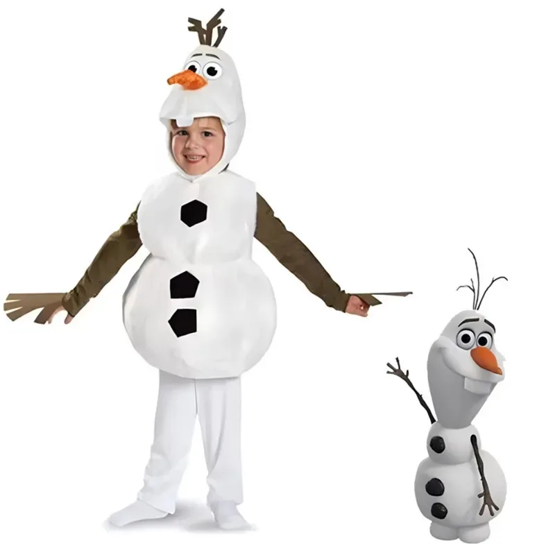 Frozen Olaf Children's Jumpsuit Smock Hat Set Cosplay Costume Snowman Bodysuit Fancy Party Performance Christmas Party Dress Up
Frozen Olaf Children's Jumpsuit Smock Hat Set Cosplay Costume Snowman Bodysuit Fancy Party Performance Christmas Party Dress Up