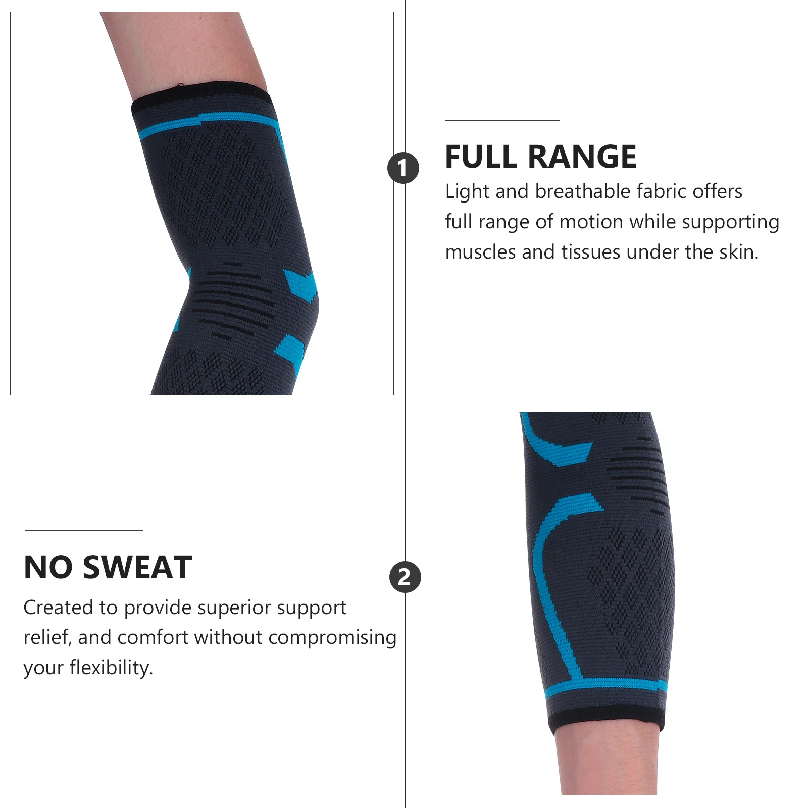 1 pc Elbow Brace Sleeve Lightweight Breathable Sports Elbow Support For Men Women Tennis Basketball Running Gym Fitness
1 pc Elbow Brace Sleeve Lightweight Breathable Sports Elbow Support For Men Women Tennis Basketball Running Gym Fitness