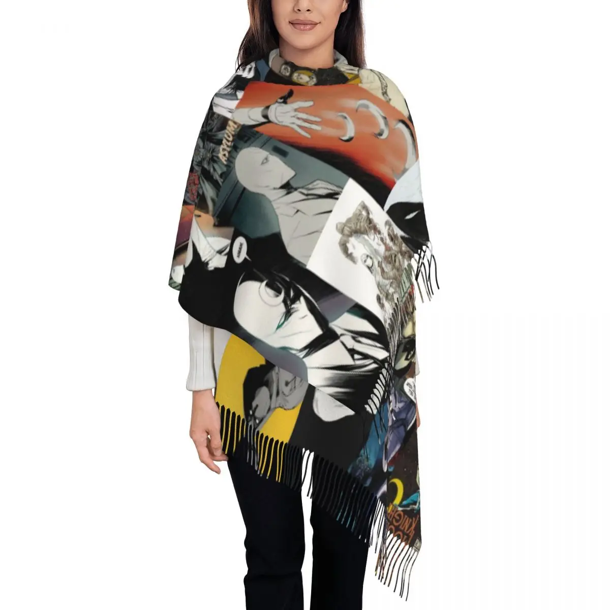 Custom Moon Knight Seamless Scarf Wrap for Women Long Winter Warm Tassel Shawl Unisex Scarves
Custom Moon Knight Seamless Scarf Wrap for Women Long Winter Warm Tassel Shawl Unisex Scarves