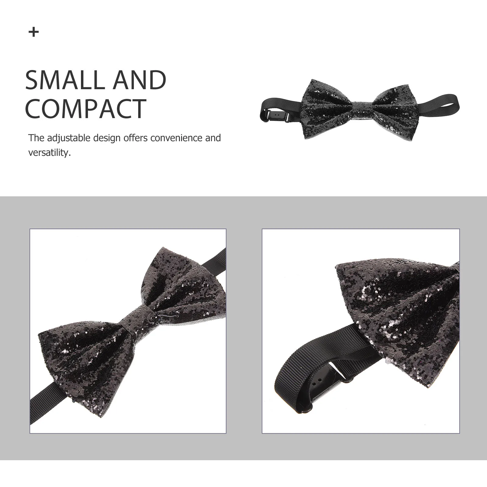 Adjustable Bow Tie for Men Adult Black Glitter PU Bowties Prom Wedding Banquet Suit Tie Mens Necktie Accessories
Adjustable Bow Tie for Men Adult Black Glitter PU Bowties Prom Wedding Banquet Suit Tie Mens Necktie Accessories