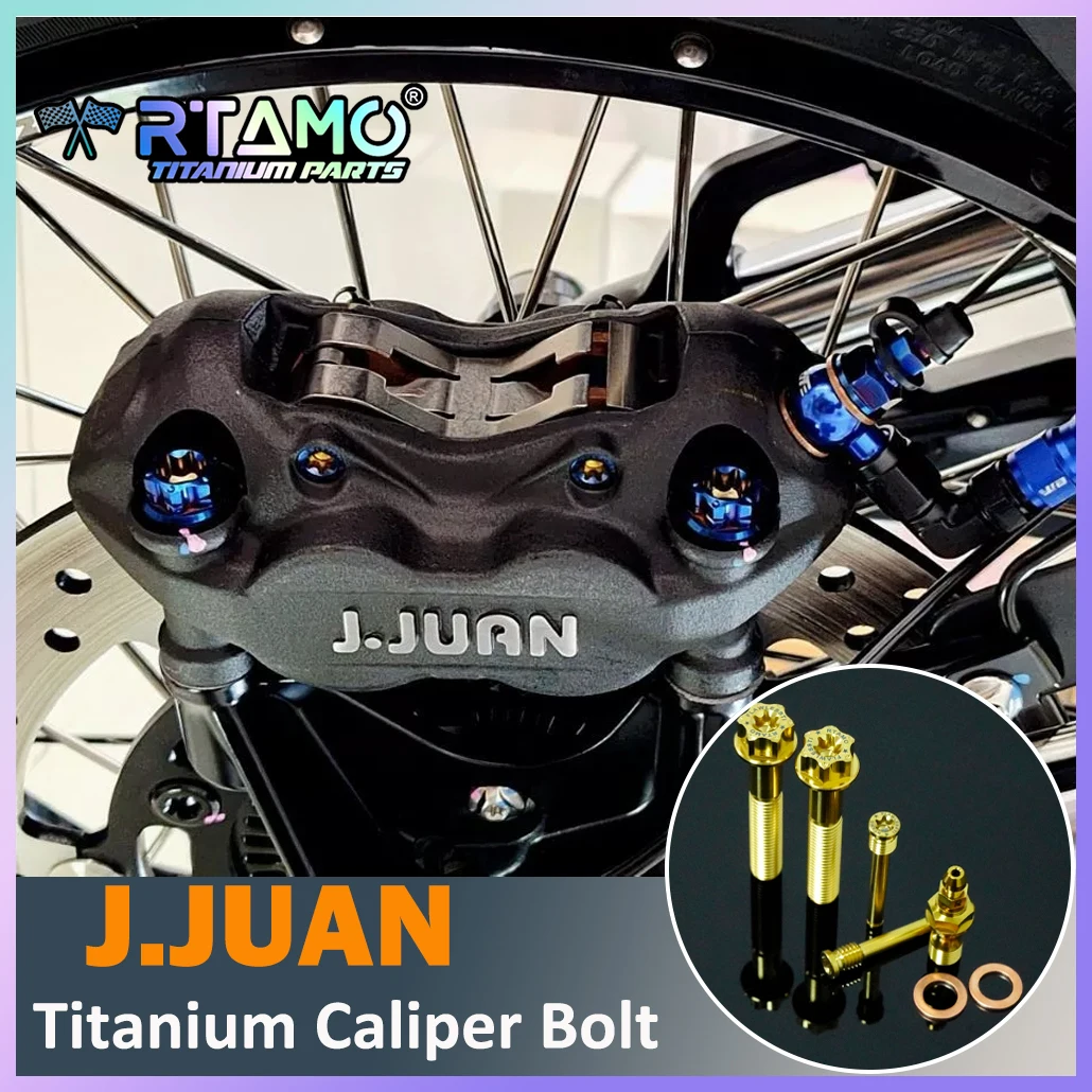 RTAMO Gr5 Titanium Bolts Set Caliper Pin M10X60mm Screw Fit for J.JUAN Caliper
RTAMO Gr5 Titanium Bolts Set Caliper Pin M10X60mm Screw Fit for J.JUAN Caliper