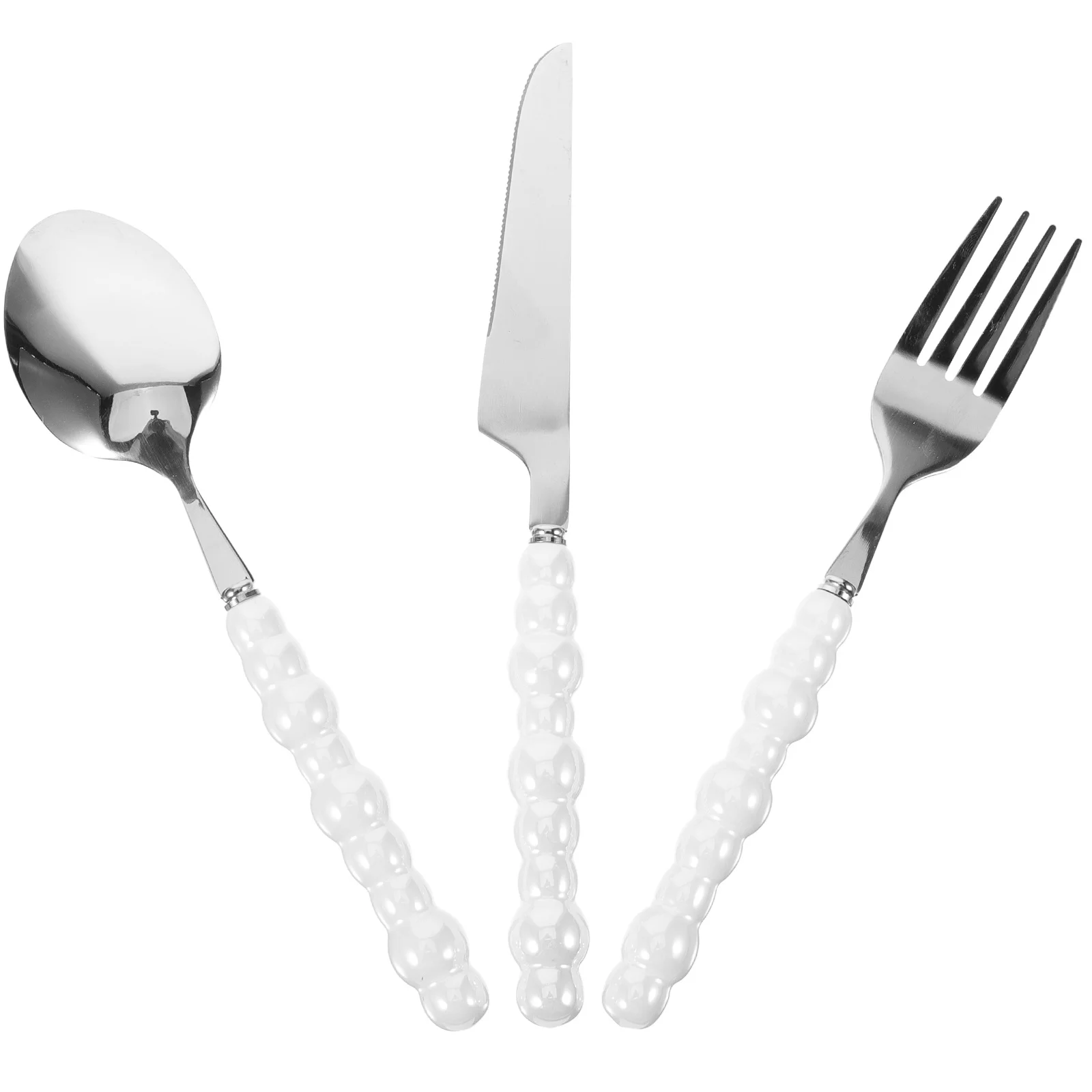 1 комплект, современный набор столовых приборов с жемчужной ручкой, простой красивый дизайн, подходит для дома, десертного магазина, западного ресторана, столовой 
1 комплект, современный набор столовых приборов с жемчужной ручкой, простой красивый дизайн, подходит для дома, десертного магазина, западного ресторана, столовой