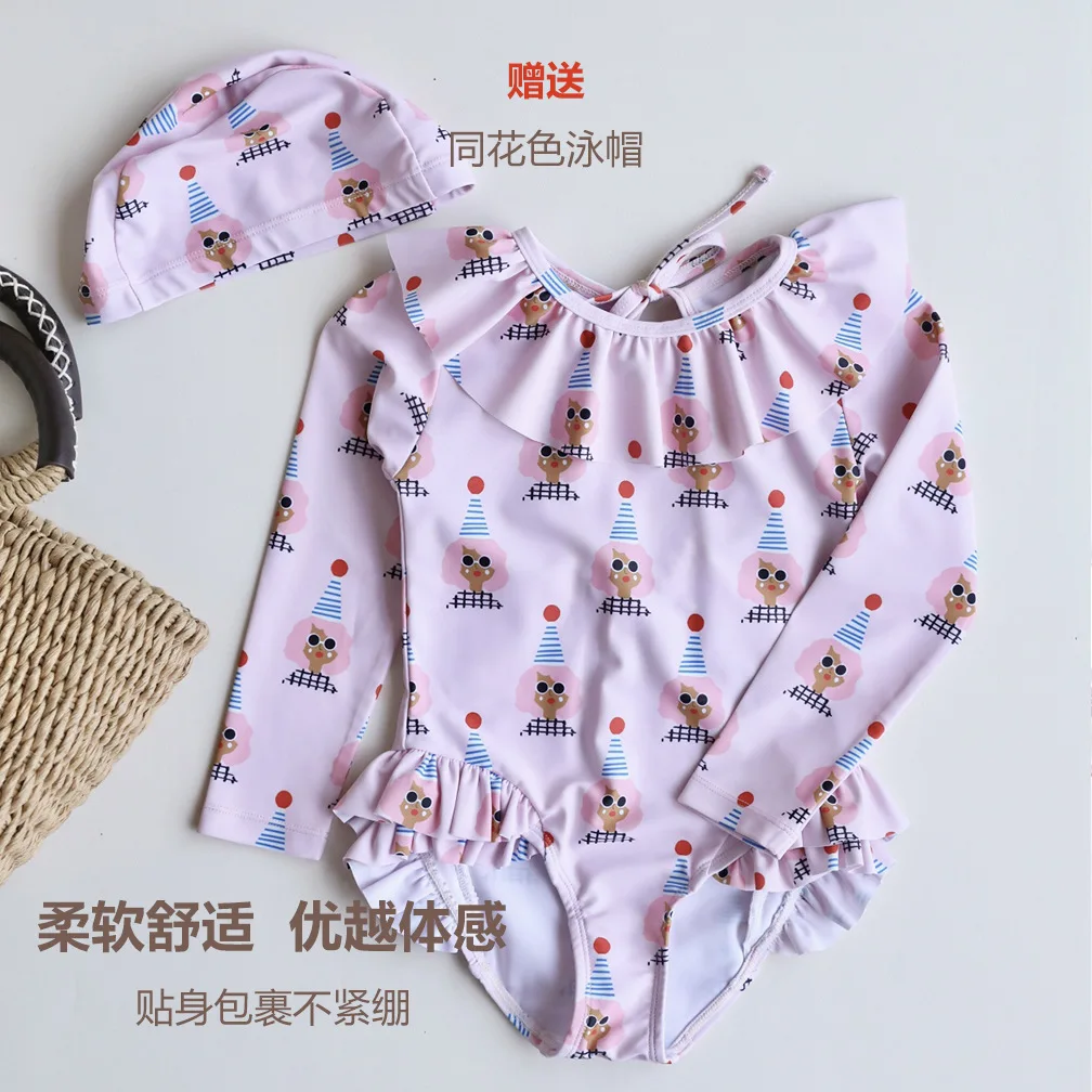 Girls Sunscreen Swimsuit Baby Cute Cartoon Outdoor Vacation One-piece Swimsuit
Girls Sunscreen Swimsuit Baby Cute Cartoon Outdoor Vacation One-piece Swimsuit