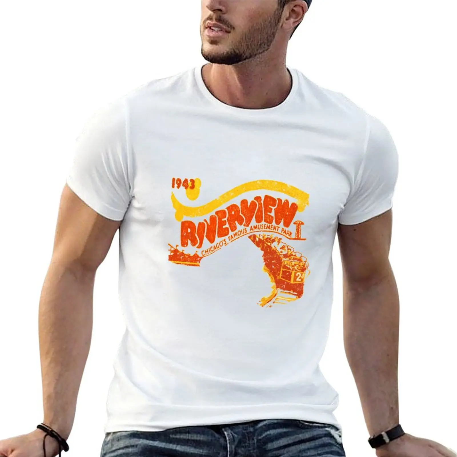 Riverview Chicago T-Shirt essential t shirt t shirt man casual man t shirts cotton T-shirt
Riverview Chicago T-Shirt essential t shirt t shirt man casual man t shirts cotton T-shirt