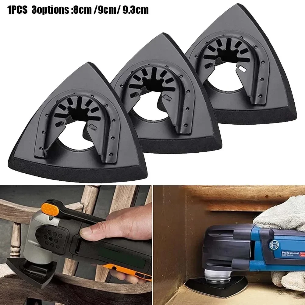 1Pcs 80/90/93mm Triangular Oscillating Tool Sanding Pad Quick Release Grinding Pad For Multi Tool Loop Sandpaper Sanding
1Pcs 80/90/93mm Triangular Oscillating Tool Sanding Pad Quick Release Grinding Pad For Multi Tool Loop Sandpaper Sanding