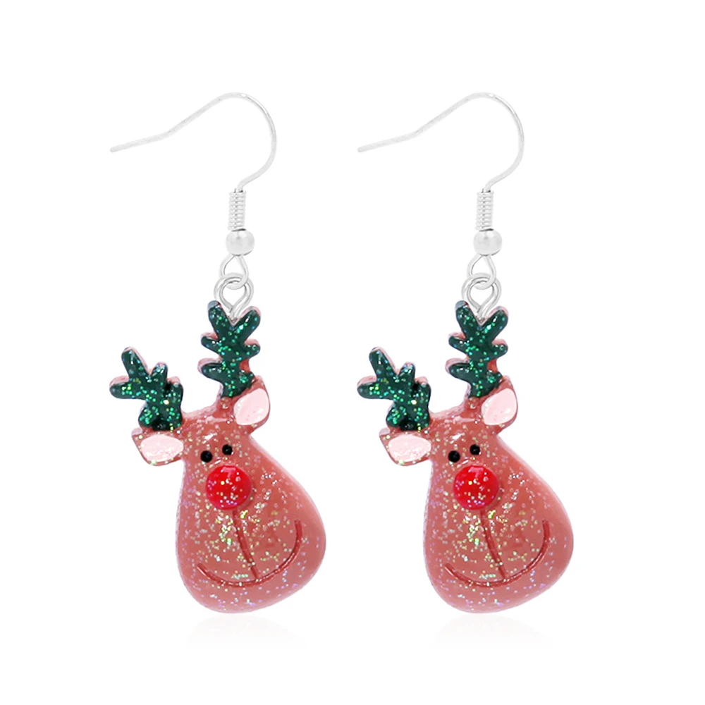 Christmas Broom Cute Cartoon Milu Deer Ear Hook Glitter Resin Long Dangle Earrings For Women Festivals Party Gift Accessory
Christmas Broom Cute Cartoon Milu Deer Ear Hook Glitter Resin Long Dangle Earrings For Women Festivals Party Gift Accessory