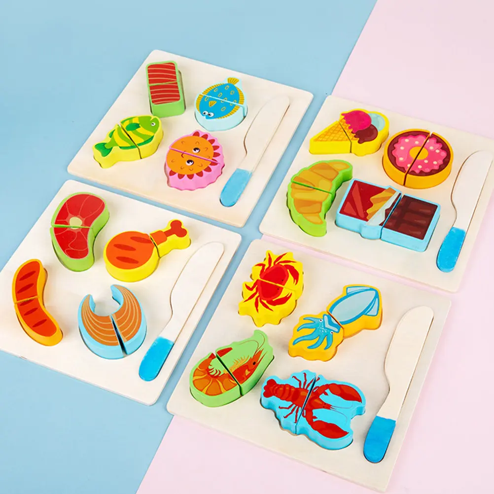 1Set Kitchen Pretend Cutting Food Simulation Wooden Playset Educational Children Plaything Develops Hands-on Skills
1Set Kitchen Pretend Cutting Food Simulation Wooden Playset Educational Children Plaything Develops Hands-on Skills