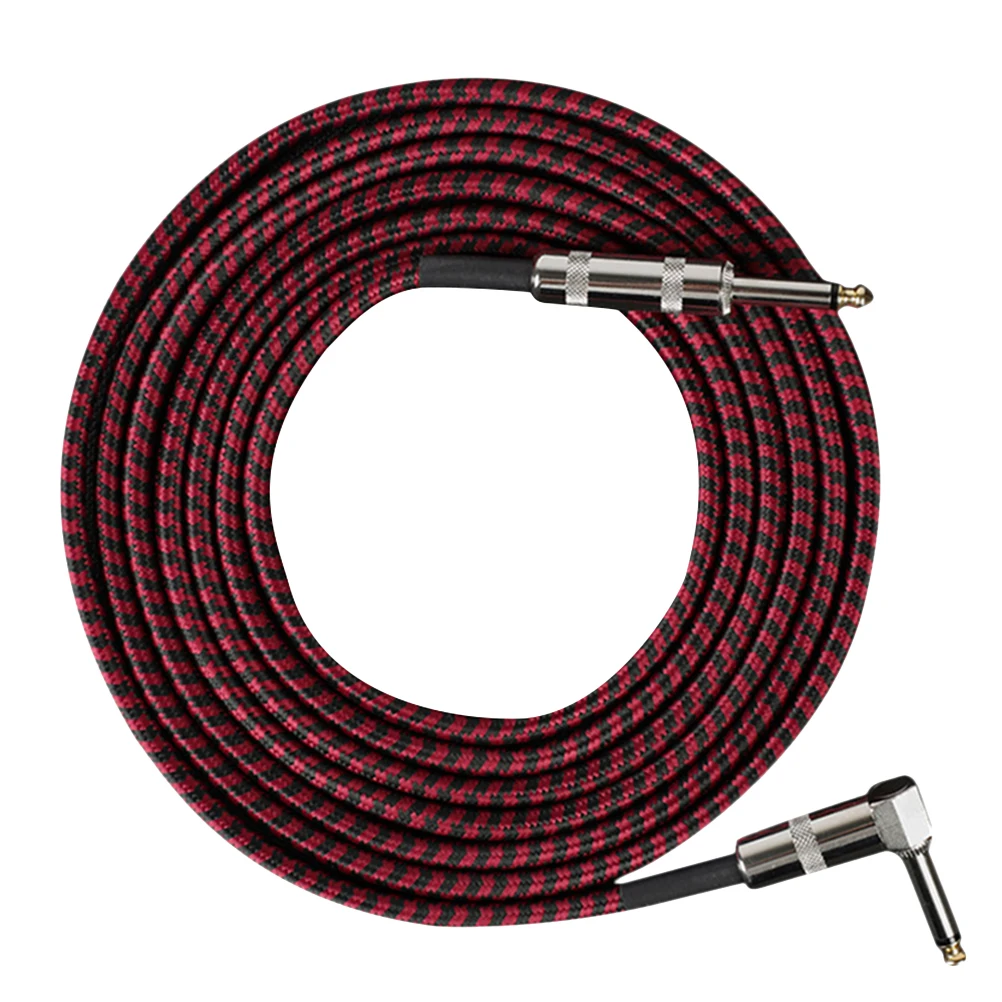1 pc 6m Guitar Audio Cable Tinned Copper Core Anti-Break Coil Design Amp Electric Connecting Line Durable Woven Mesh Portable
1 pc 6m Guitar Audio Cable Tinned Copper Core Anti-Break Coil Design Amp Electric Connecting Line Durable Woven Mesh Portable