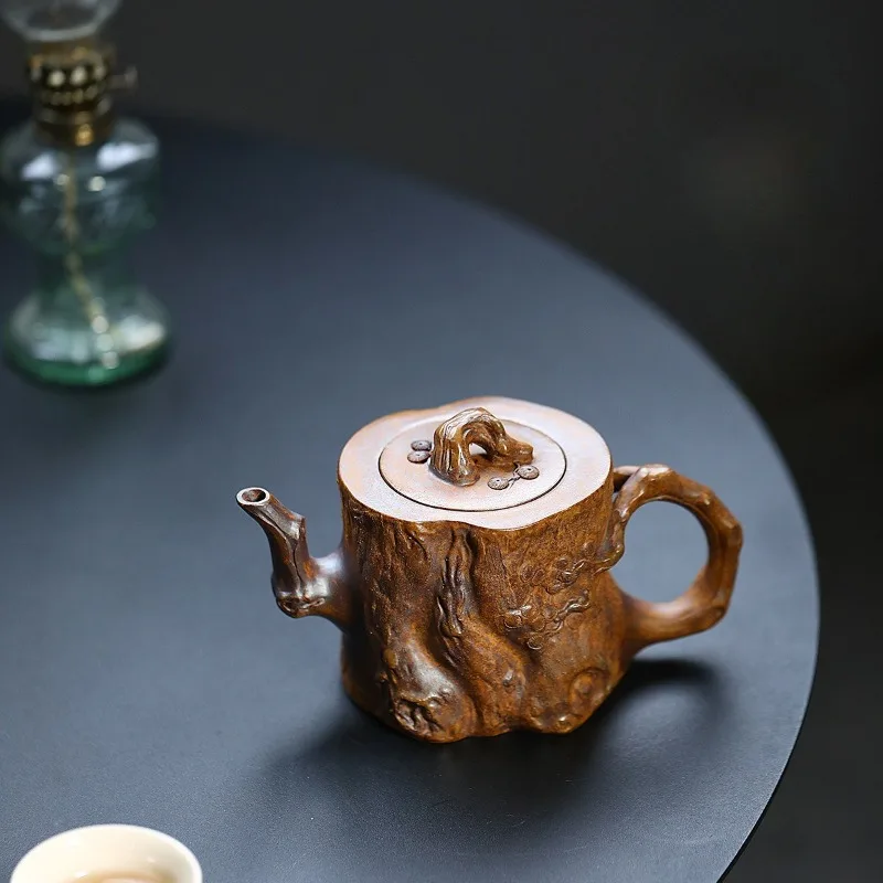 Yixing Handmade Purple Clay Teapot, Raw Ore, Gold Sand,tea Pot, Kung Fu Tea Set 330ml
Yixing Handmade Purple Clay Teapot, Raw Ore, Gold Sand,tea Pot, Kung Fu Tea Set 330ml