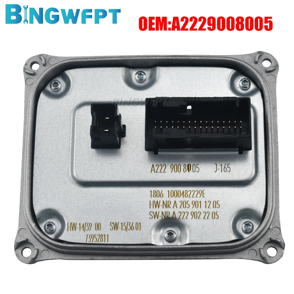 New LED Headlight Control Module 2229008005 A2229008005 For Mercedes W205 C Class C300 C350e C43 C63 S AMG
New LED Headlight Control Module 2229008005 A2229008005 For Mercedes W205 C Class C300 C350e C43 C63 S AMG