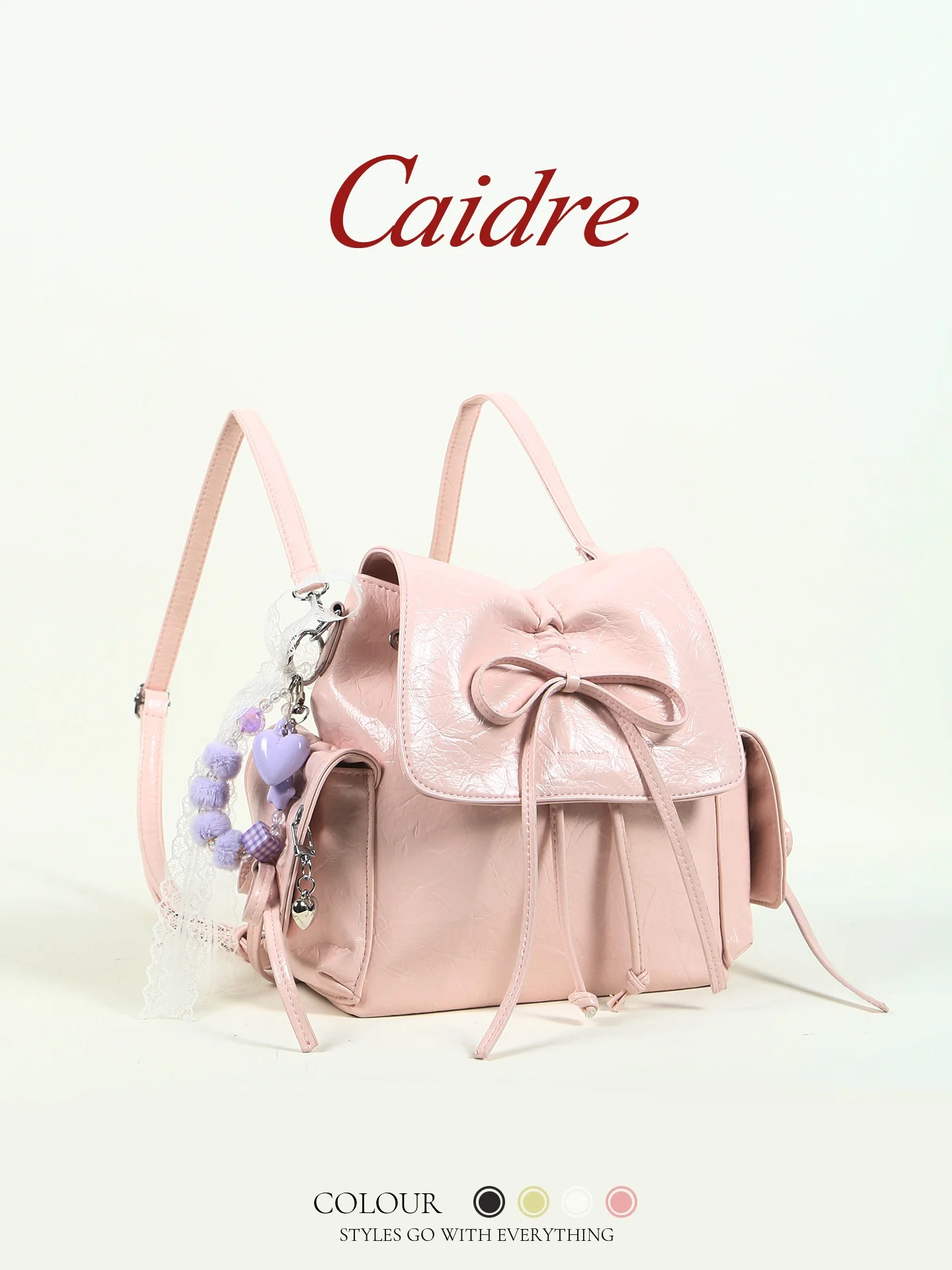 Caidre Korean Style Knot Small Lightweight Travel Backpack Cute Bookbag Birthday Gift for Girls Casual Double Shoul...
Caidre Korean Style Knot Small Lightweight Travel Backpack Cute Bookbag Birthday Gift for Girls Casual Double Shoul...