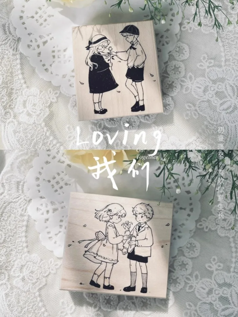 Loving Girl And Boy Wooden Rubber Stamp DIY For Craft Supplies Scrapbooking Card Making Photo Album Decor Seal
Loving Girl And Boy Wooden Rubber Stamp DIY For Craft Supplies Scrapbooking Card Making Photo Album Decor Seal
