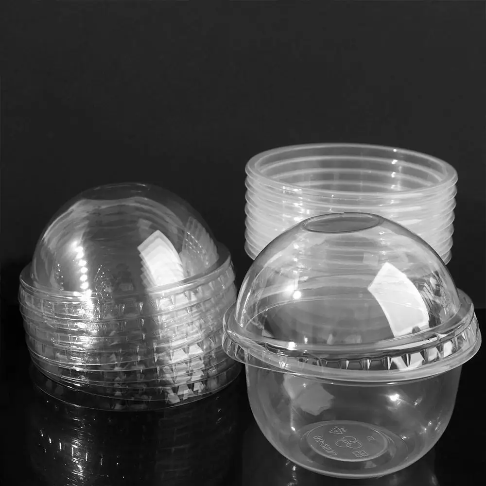 50pcs Drinkware 250/360/500ML Disposable Cake Cup U Shaped Transparent Dessert Cup with Dome Lid Plastic Salad Cup Business
50pcs Drinkware 250/360/500ML Disposable Cake Cup U Shaped Transparent Dessert Cup with Dome Lid Plastic Salad Cup Business