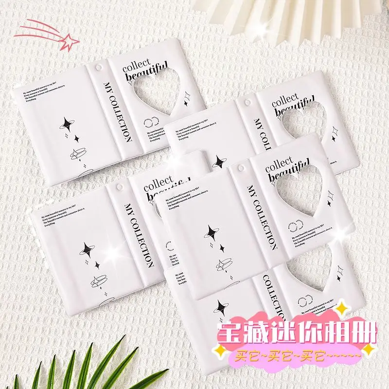 Korean Ins 3 inch photo album Mini Love Hollow Star Storage Card Storage Book Photocard Holder コレクトブック
Korean Ins 3 inch photo album Mini Love Hollow Star Storage Card Storage Book Photocard Holder コレクトブック