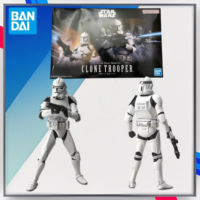 Bandai Original STAR WARS Anime Model 1/12 CLONE TROOPER Action Figure Assembly Model Toys Collectible Gifts for Children
Bandai Original STAR WARS Anime Model 1/12 CLONE TROOPER Action Figure Assembly Model Toys Collectible Gifts for Children