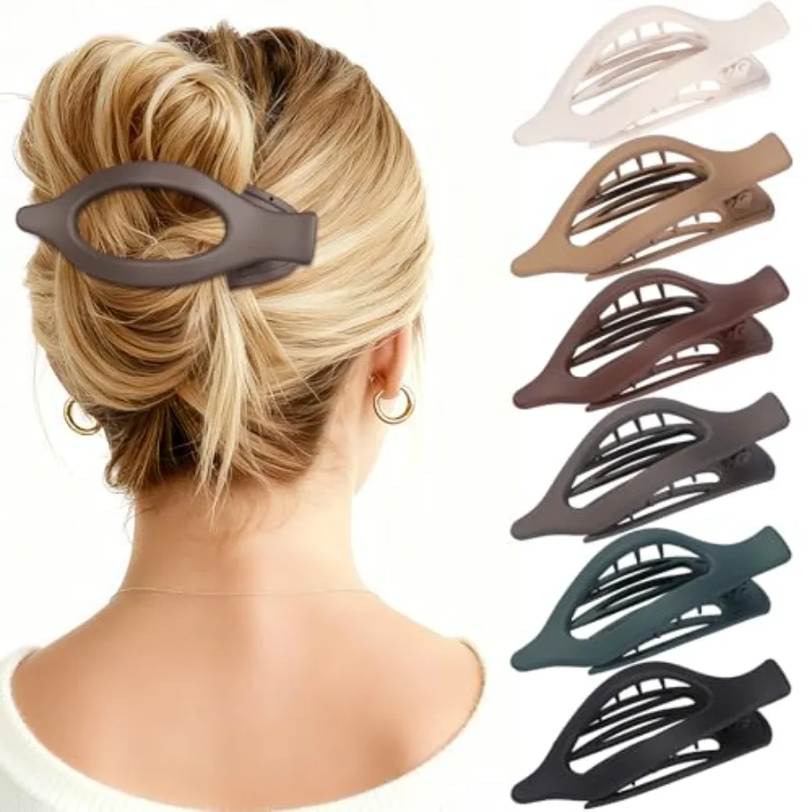 Limited-time offer Flat Hair Clips for Women - 6 PCS French Flat Claw Clips Medium Hair Clips for Girls Large Hair Claw Clips f
Limited-time offer Flat Hair Clips for Women - 6 PCS French Flat Claw Clips Medium Hair Clips for Girls Large Hair Claw Clips f