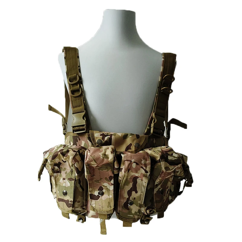 Multicam Camo Men's AK 47 Magazine Pouch Vest Camouflage Carrier Combat Hunting Airsoft Chest Rig Vest Molle Tactical Ammo Vest
Multicam Camo Men's AK 47 Magazine Pouch Vest Camouflage Carrier Combat Hunting Airsoft Chest Rig Vest Molle Tactical Ammo Vest