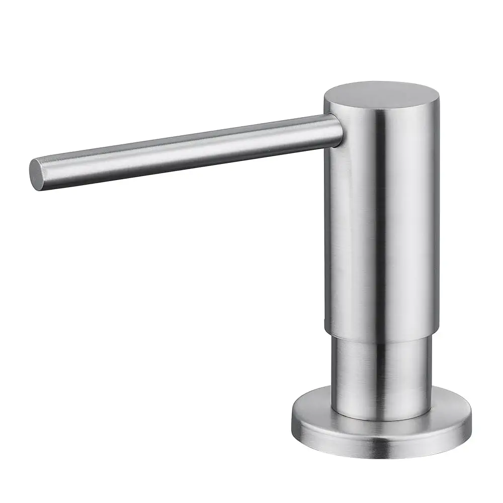 Soap Dispenser for Kitchen Sink Brushed Nickel, Sink Soap Dispenser Stainless Steel Refill from The Top Built in Sink Soap Di
Soap Dispenser for Kitchen Sink Brushed Nickel, Sink Soap Dispenser Stainless Steel Refill from The Top Built in Sink Soap Di