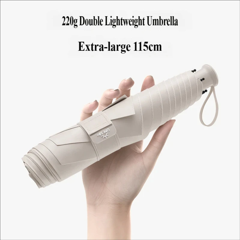 Oversized Ultra-Light Carbon Fiber Pencil Umbrella | Portable Folding Sun & Rain Umbrella with Black Coating UV Protection, Mini
Oversized Ultra-Light Carbon Fiber Pencil Umbrella | Portable Folding Sun & Rain Umbrella with Black Coating UV Protection, Mini